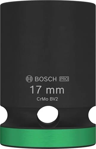 Bosch Professional PRO Impact Außensechskant Steckschlüssel 1/2", 17x38mm, 1 Stück