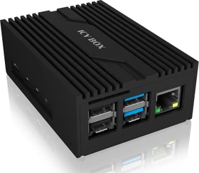 RaidSonic Icy Box IB-RP111 für Raspberry Pi 4 Modell B, schwarz