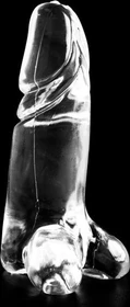 Dark Crystal Clear Medium Dildo