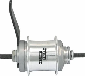 Sturmey Archer S2C 2-Gang 32-Loch Getriebenabe silber