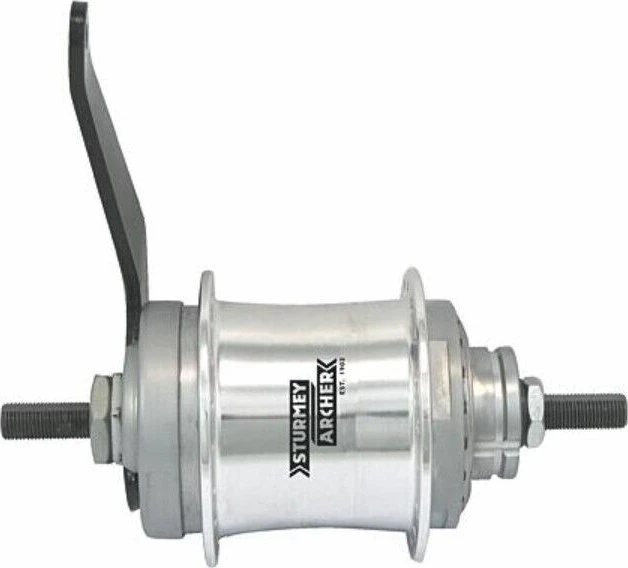 Sturmey Archer S2C 2-Gang 32-Loch Getriebenabe silber