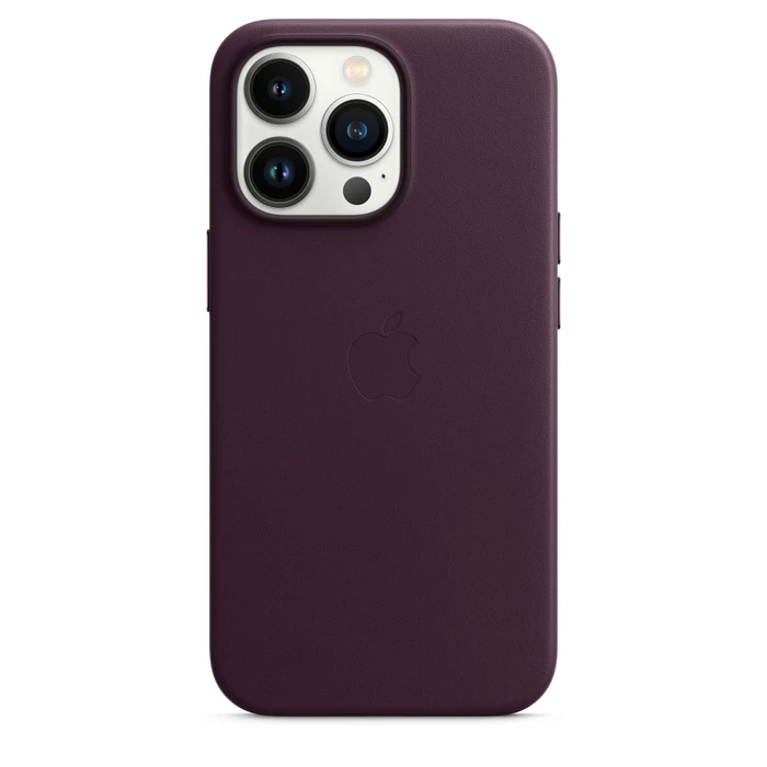Apple Leder Case mit MagSafe für iPhone 13 Pro Dunkelkirsch