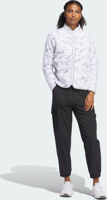 adidas Ultimate365 Printed Fleece Jacke weiß (Damen)