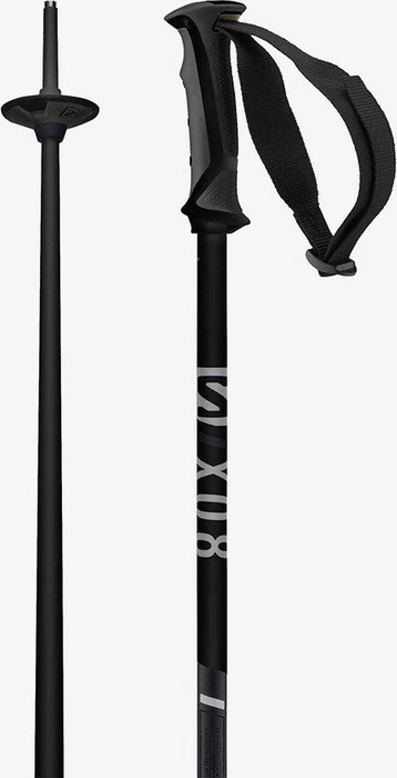 Salomon X 08 Alpin Skistock schwarz (Modell 2019/2020)