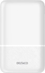 Deltaco Powerbank 2x USB-A 1x USB-C 10000mAh weiß