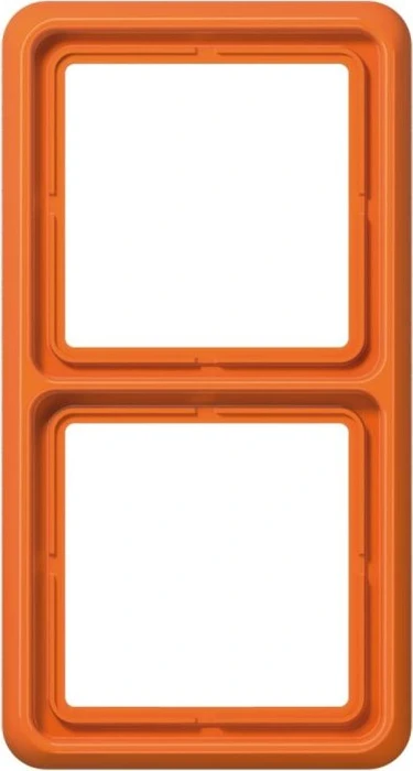 Jung Serie CD 500 Rahmen Thermoplast 2-fach, orange
