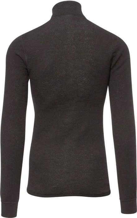 Woolpower Zip Turtleneck 200 Funktionsshirt langarm schwarz (Herren)