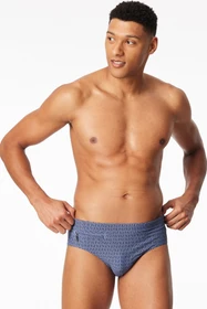 Schiesser Aqua Streifen Slip Badehose navy (Herren)