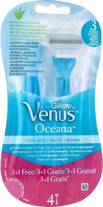 Gillette Venus Oceana Einwegrasierer, 4 Stück