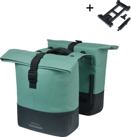 Basil Cove Doppeltasche MIK Gepäcktasche silvergreen/black