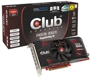 Club 3D Radeon HD 6870 Eyefinity 6 Edition, 2GB GDDR5, 6x mDP