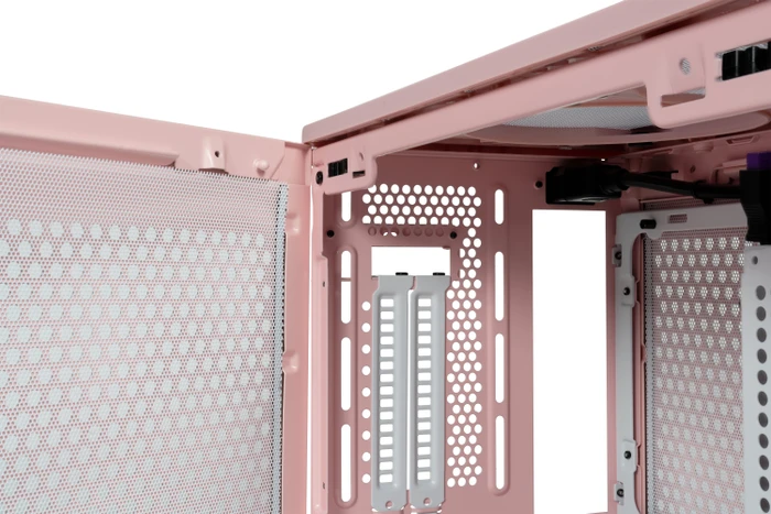 Cooler Master MasterBox NR200P Color Edition Flamingo Pink, Glasfenster, Mini-ITX