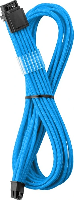 CableMod Universal Pro ModMesh, 12V-2x6 Kabel, StealthSense, natives 12V-2x6 Kabel, 1x 16-Pin PCIe 5.1 Stecker auf 16-Pin PCIe 5.1 Stecker, hellblau, 60cm