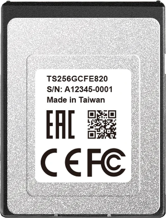 Transcend CFexpress 820 R1700/W1300 CFexpress 2.0 Type B 256GB