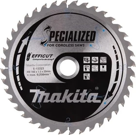 Makita Specialized Efficut Kreissägeblatt 40Z, 165x1x20mm, 1 Stück