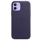 Apple Silikon Case mit MagSafe für iPhone 12/iPhone 12 Pro dunkelviolett Vorschaubild