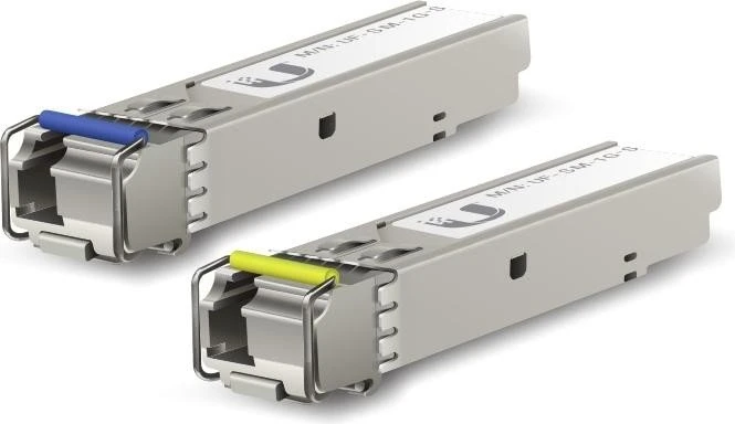 Ubiquiti UF-SM Gigabit LAN-Transceiver, LC-Simplex SM 3km, SFP, 2er-Pack