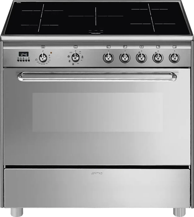 Smeg SCD90IMX9-1 Elektroherd mit Induktionskochfeld