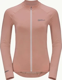 Jack Wolfskin Gravex FZ Trikot langarm rose dawn (Damen)