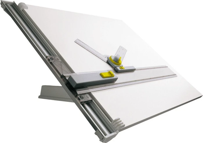 Aristo Studio Zeichenmaschine mit Tisch ZMT Zeichentisch A1, grau, Schnellzeichenkopf, 4-stufig