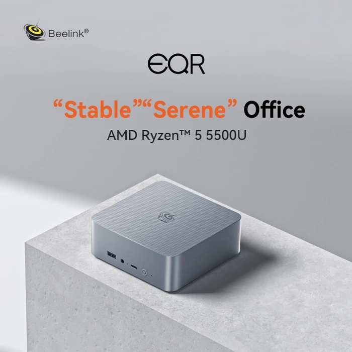Beelink EQR5, Ryzen 5 5500U, 16GB RAM, 500GB SSD