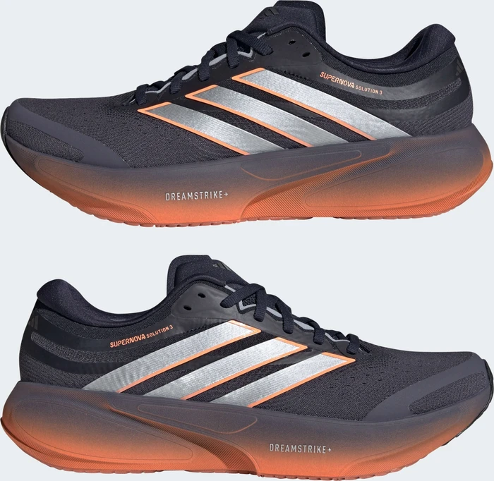 adidas Supernova Solution 3 aurora onix/silver metallic/lucid orange (Herren)