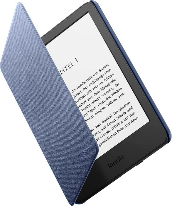 Amazon Stoffhülle für Kindle 2022 [11. Generation], Holzfaser, blau