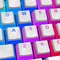 HP HyperX Pudding Keycaps, Kunststoff (PBT) Double-Shot, weiß, 104 Tasten, ANSI-US Vorschaubild