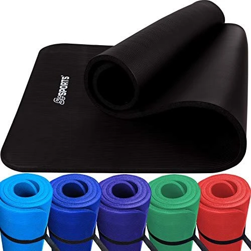 ScSports 190x100cm Yogamatte schwarz
