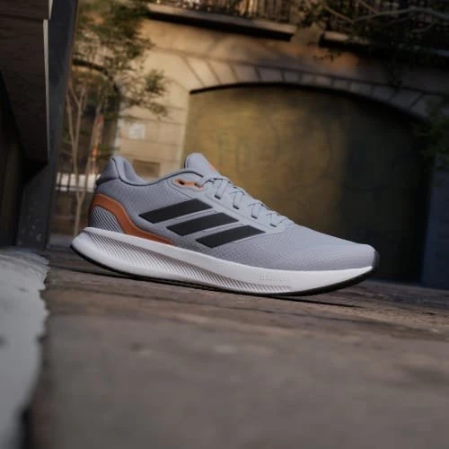 adidas Runfalcon 5 halo silver/core black/dusky orange (Herren)