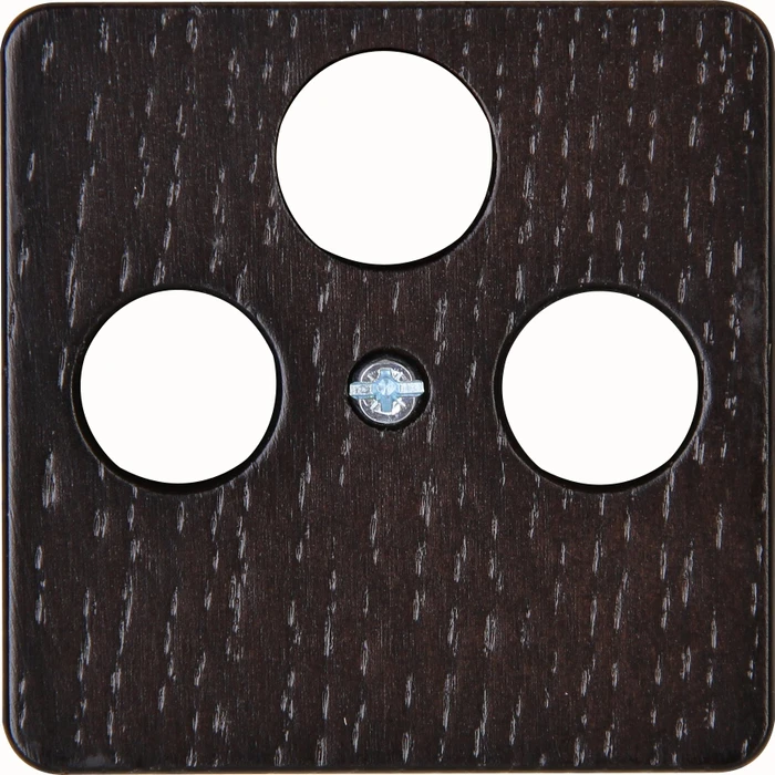 Kopp Milano Antennen-Abdeckung für Antennensteckdose, Wenge