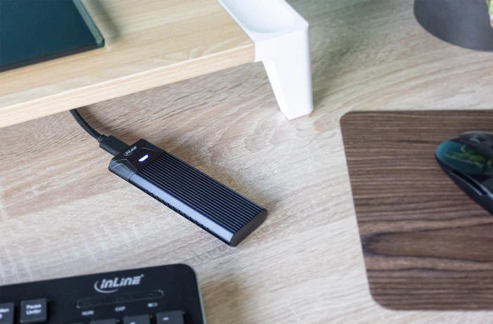 InLine USB 3.2 Gen 2 External Enclosure, USB-C 3.1
