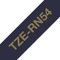 Brother TZe-RN54 Beschriftungsband, 24mm, gold/dunkelblau Vorschaubild
