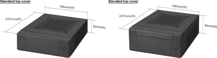SilverStone Milo ML10, schwarz, Mini-ITX