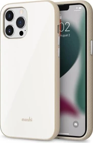 Moshi iGlaze Slim für Apple iPhone 13 Pro Max Pearl White