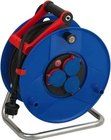 Brennenstuhl Garant Gewerbe-/Baustellen-Kabeltrommel, Schuko auf 3x Schuko, 40m, IP44, H07RN-F 3G1,5