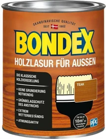Bondex Holzlasur außen teak, 750ml