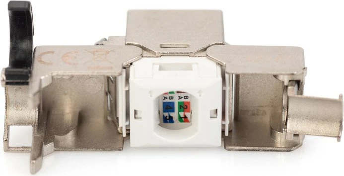 Digitus Keystone Modul RJ-45 Buchse via Verlegekabel Cat6a, 24er-Pack