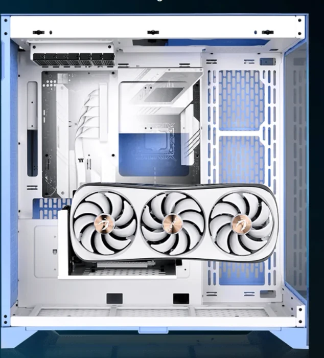 Thermaltake CTE E600 MX Hydrangea Blue, blau, Glasfenster