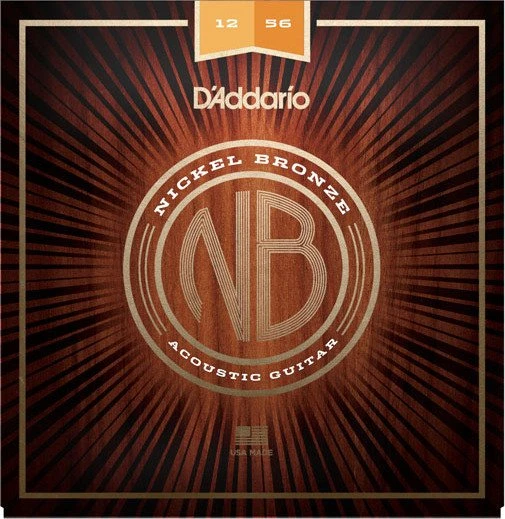 D'Addario Nickel Bronze Light Top / Medium Bottom