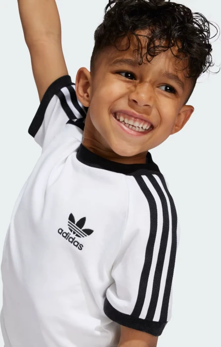 adidas Adicolor Trefoil T-Shirt kurzarm weiß (Junior)