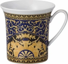 Rosenthal Versace Medusa Blue Gourmet Becher mit Henkel 350ml