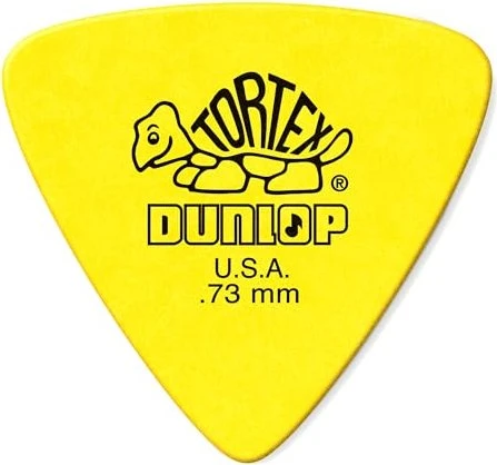 Dunlop Tortex Triangle Pick, .73mm, 12-Pack