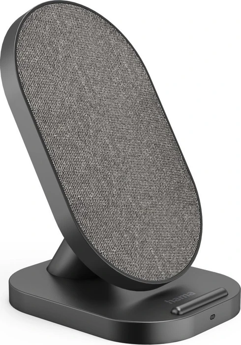 Hama Wireless Charger QI-FC10S-Fab 10W kabellose Smartphone-Ladestation schwarz