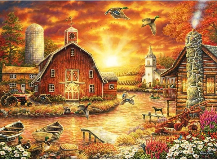 Bluebird Puzzle Chuck Pinson Honey Drip Farm