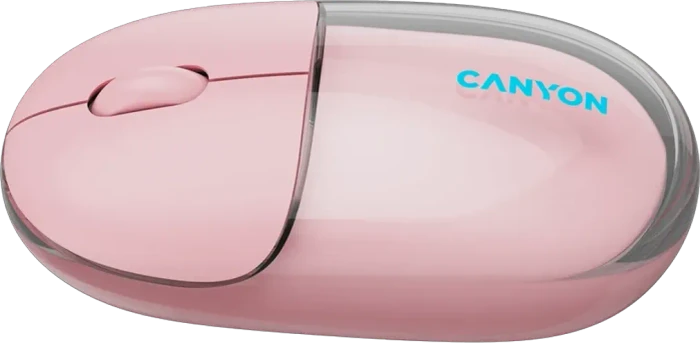 Canyon OnClick 24 Dual-Mode Wireless Mouse rosa, USB/Bluetooth
