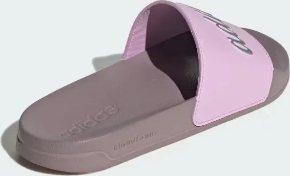 adidas Shower Adilette preloved fig/silver metallic/bliss lilac (Damen)