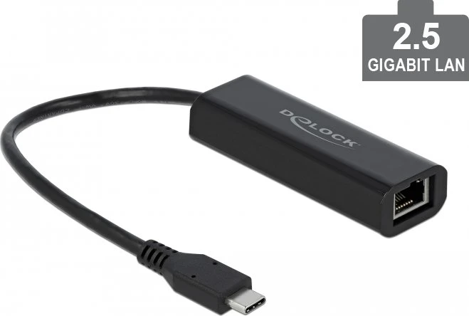 DeLOCK 2.5G LAN-Adapter, RJ-45, USB-C 3.0 [Stecker]