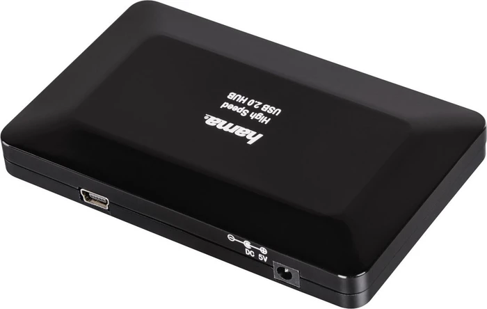 Hama USB-Hub, 4x USB-A 2.0, USB 2.0 Mini-B [Buchse]