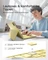 Inateck ACE Touch Ultraleicht Tastatur für iPad 10/iPad 11 A16, iPad Air 11" M2/M3, iPad Pro 11", gelb, DE Vorschaubild